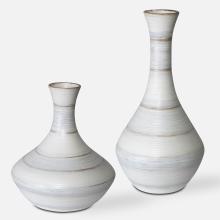 Uttermost 17964 - Uttermost Potter Fluted Striped Vases Set/2