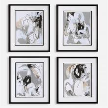 Uttermost 41419 - Uttermost Tangled Threads Abstract Framed Prints Set/4