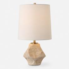 Uttermost 30414-1 - Uttermost Indent Travertine Accent Lamp