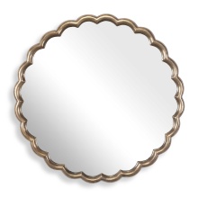 Uttermost 08277 - Uttermost Cerrito Antique Brass Round Mirror
