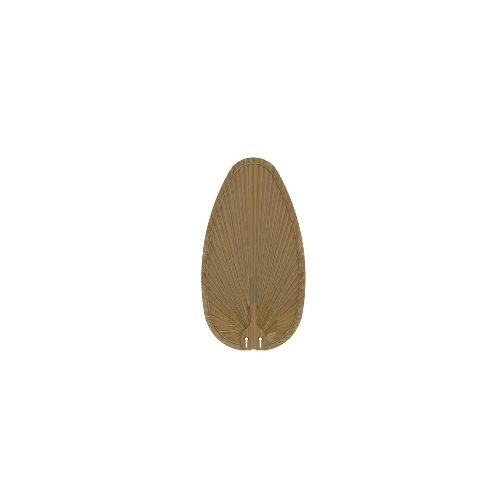 Islander DC 22 inch Indoor/Outdoor Ceiling Fan Narrow Oval Palm Blade Set of 5 - Koa