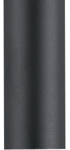 18-inch Ceiling Fan Downrod - Black
