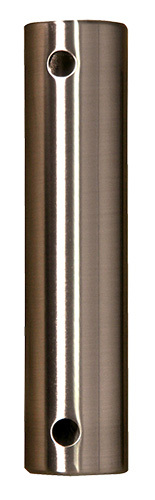 18-inch Ceiling Fan Downrod - Brushed Nickel