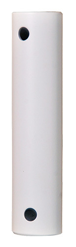 12-inch Stainless Steel Ceiling Fan Downrod - Matte White