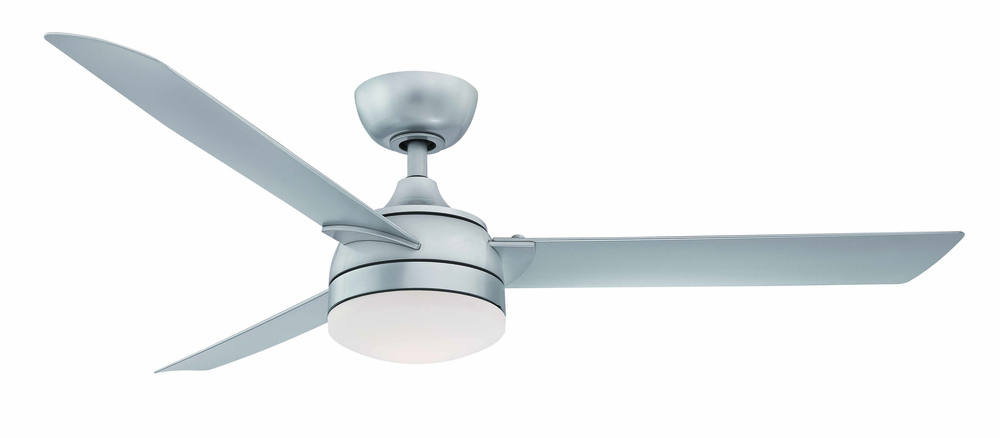 Xeno Wet 56 inch Indoor/Outdoor Ceiling Fan with LED Light Kit - Silver with Silver blades