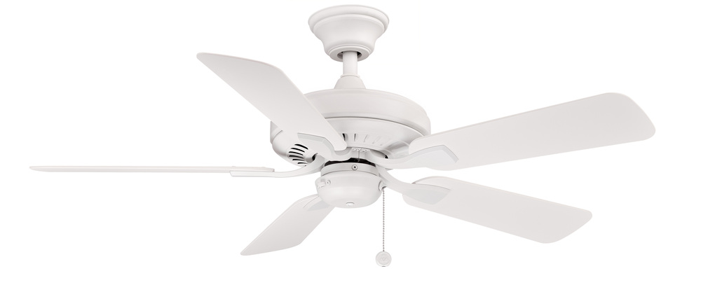 Edgewood 44 inch Indoor/Outdoor Ceiling Fan - Matte White with Matte White blades