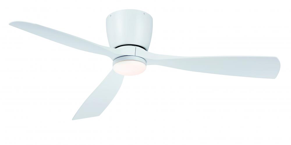 Klinch 52 inch Indoor/Outdoor Ceiling Fan with LED Light Kit - Matte White