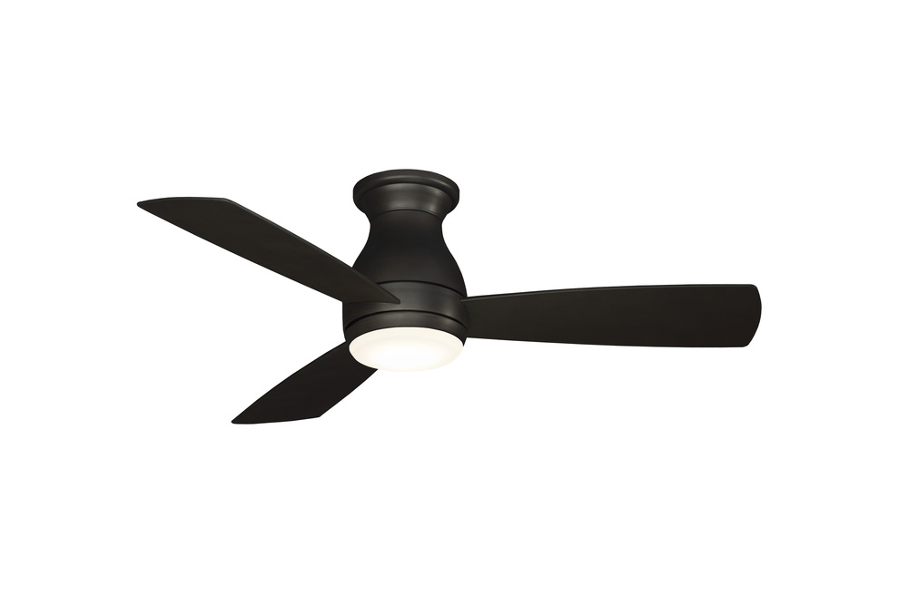 Hugh 44 inch Indoor/Outdoor Ceiling Fan with LED Light Kit - Dark Bronze