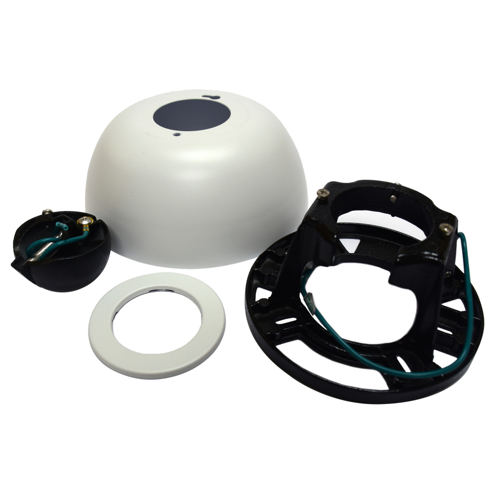 Ceiling Fan Sloped Ceiling Kit - 1-inch - Matte White