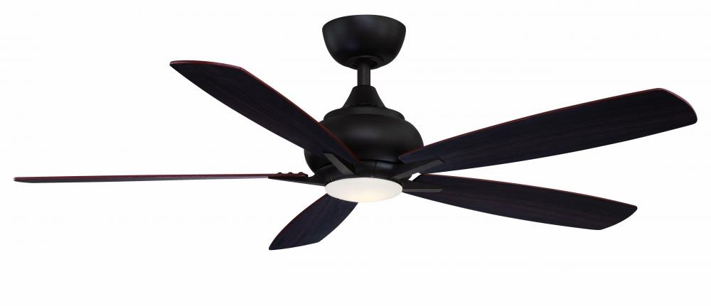 Doren 52 inch Indoor Ceiling Fan with LED Light Kit - Dark Bronze