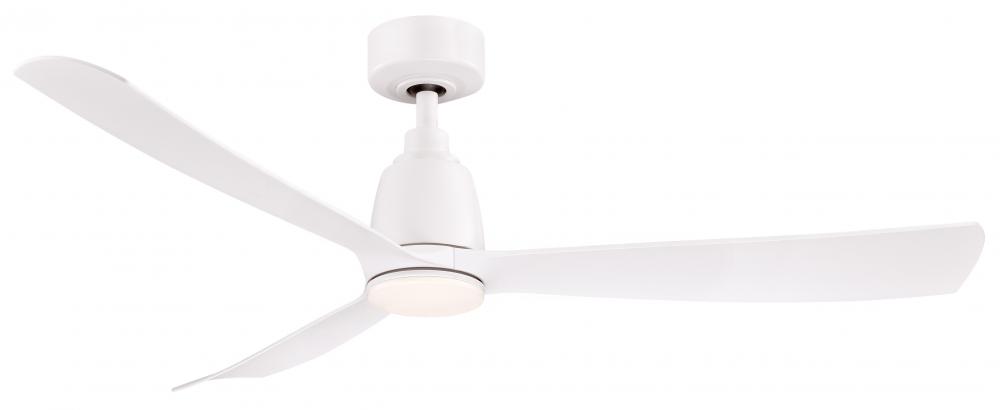 Kute 52 inch Indoor/Outdoor Ceiling Fan - Matte White with Matte White blades