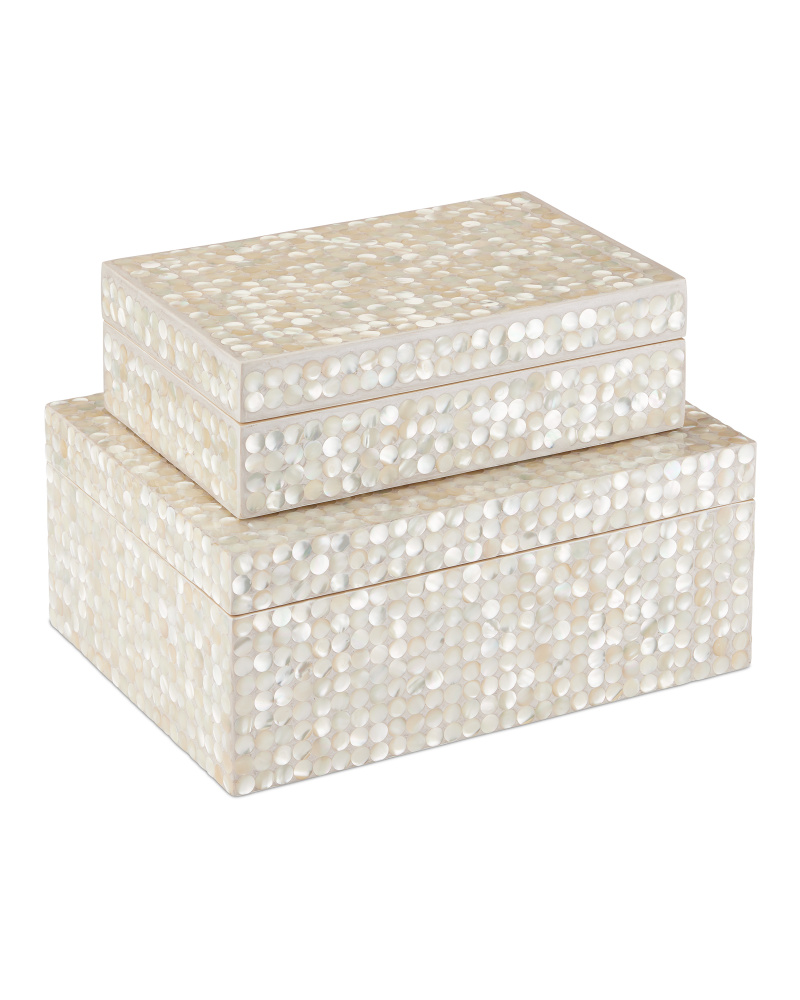 Gerri Dot Mother of Pearl Box Set of 2
