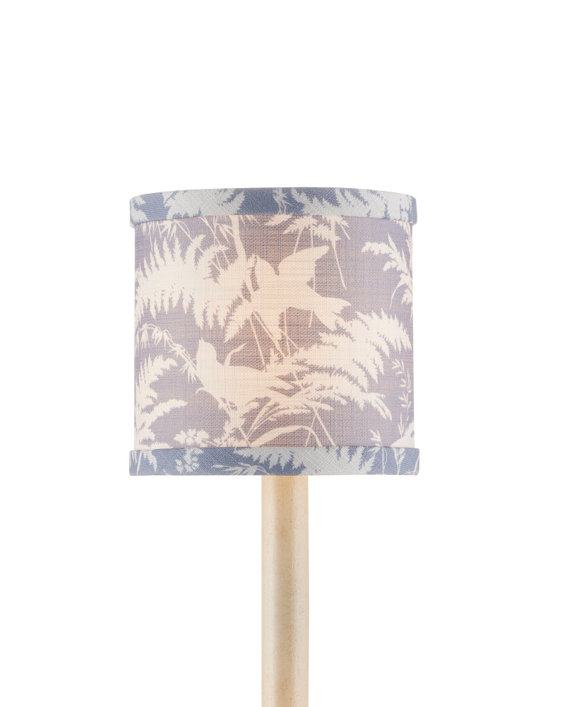 Aviary Dusty Blue Drum Chandelier Shade