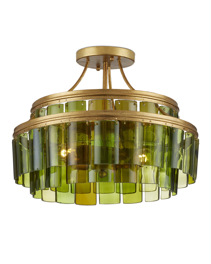 Vintner Green Semi-Flush Mount