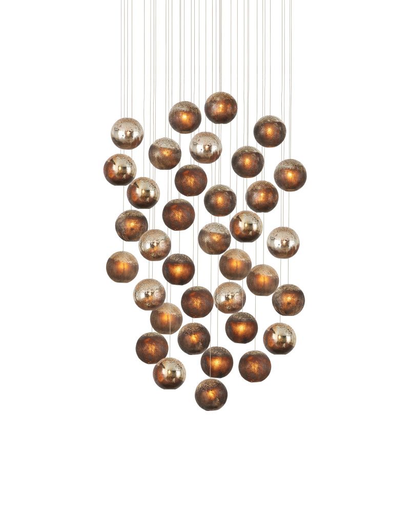 Pathos 36-Light Round Multi-Drop Pendant