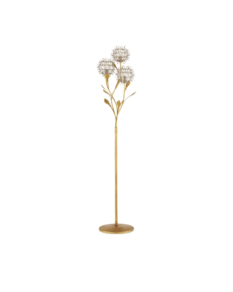 Dandelion Silver & Gold Floor Lamp