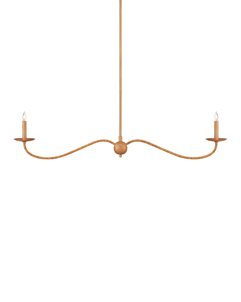 Saxon Linear Tan  Chandelier