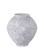 Currey 1200-0867 - Blue Zag Medium Vase