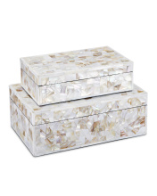Currey 1200-0770 - Uma Mother of Pearl Box Set of 2