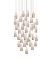 Currey 9000-1276 - Posh 36-Light Round Multi-Drop Pendant