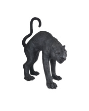 Currey 1200-0912 - Standing Black Panther Bronze