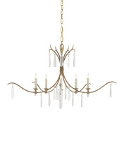 Currey 9000-0810 - Marshallia Small Gold Chandelier