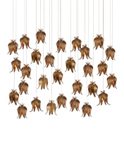 Currey 9000-1024 - Iota 30-Light Linear Multi-Drop Pendant