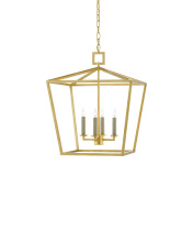 Currey 9000-0457 - Denison Medium Gold Lantern