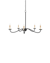 Currey 9000-1257 - Saxon Small Black Chandelier