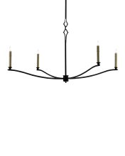 Currey 9000-0176 - Knole Black Chandelier