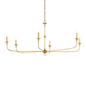 Currey 9000-0370 - Nottaway Large Gold Chandelier